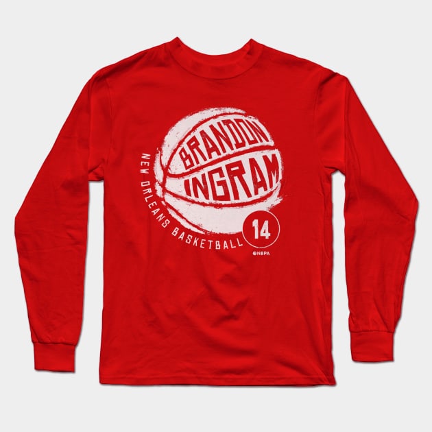 Brandon Ingram New Orleans Basketball Long Sleeve T-Shirt by TodosRigatSot